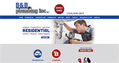 Desktop Screenshot of bbplumbinginc.com